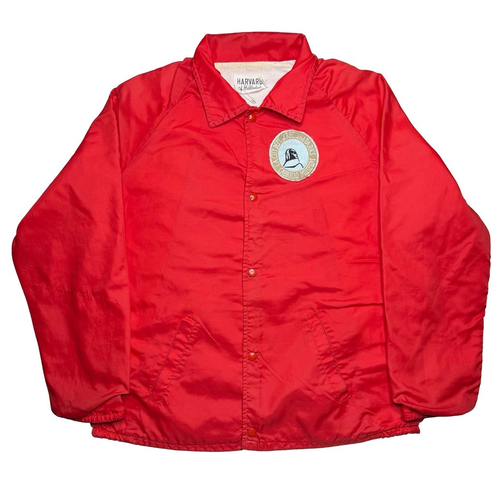Vintage LA city department recreation parks - Cabrillo Museum nylon track jacket